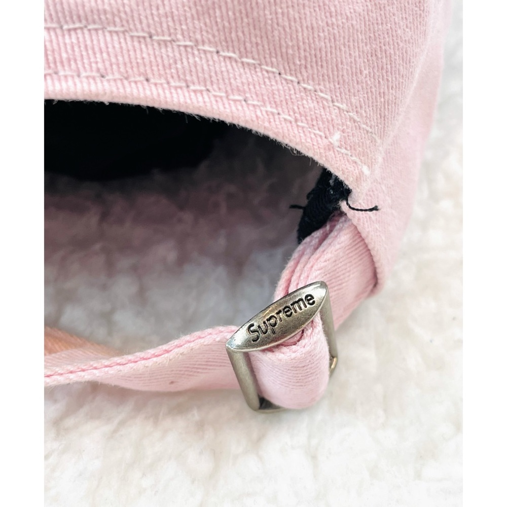 SUPREME • Milano Patch 6-Panel Baby Pink Baseball Cap - Picture 9 of 16